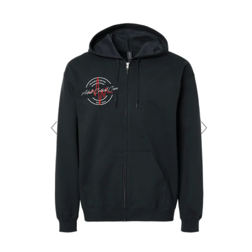 Hoodie Zip-up Jacket- Unisex w/ Embroidery
