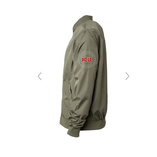 Unisex Lightweight Army Green Bomber Jacket
