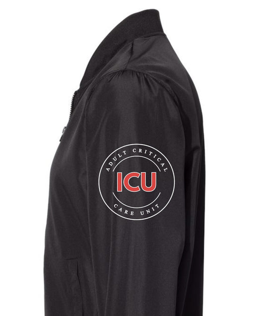 Unisex Lightweight Black Bomber Jacket